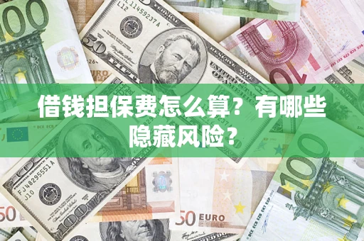 北京借钱担保费怎么算？有哪些隐藏风险？