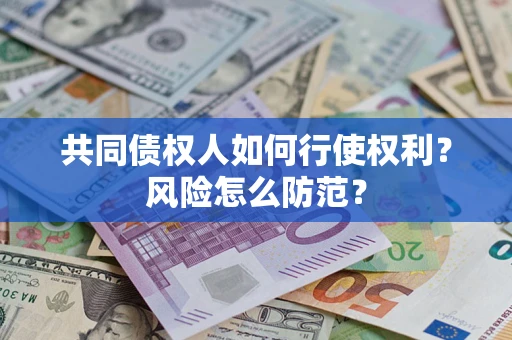 北京共同债权人如何行使权利？风险怎么防范？