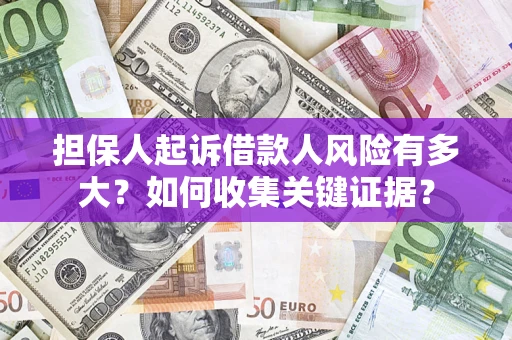 北京担保人起诉借款人风险有多大？如何收集关键证据？